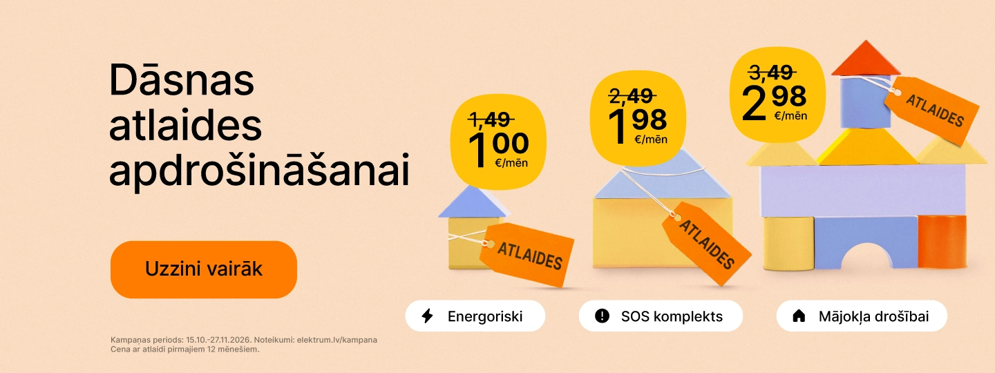 Dāsnas atlaides Elektrum apdrošināšanai